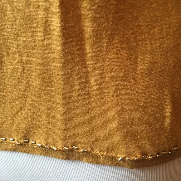 Free People beaded bell sleeve top - Picture 7 of 8